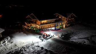 Vista esterna in estate